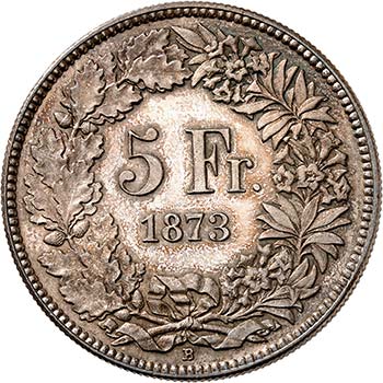 Confédération - 5 Francs 1873 B, ... 