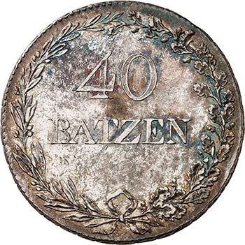 Lucerne - 40 Batzen 1817, Lucerne. ... 