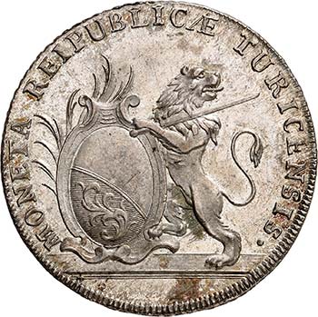 Zurich - Taler 1776, Zurich. Lion ... 