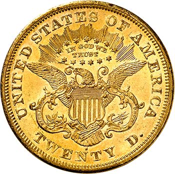20 Dollars Coronet Head 1871 S,  ... 
