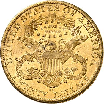 20 Dollars Coronet Head 1883 CC, ... 