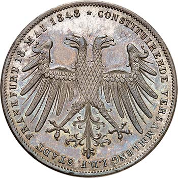 Francfort - 2 Gulden 1848, ... 