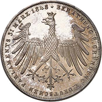 Francfort - 2 Gulden 1848, ... 