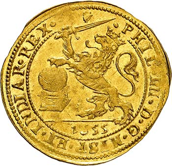Souverain (lion dor) 1655, ... 