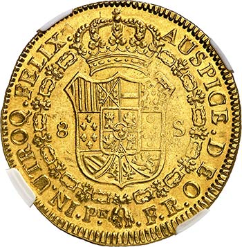 8 Escudos 1815 Pn, Popayán. Buste ... 
