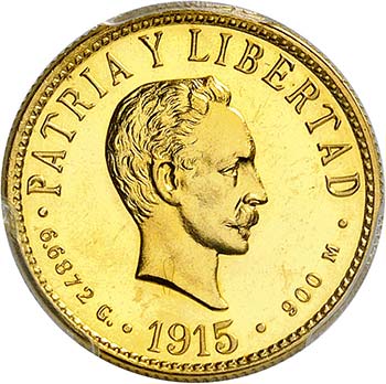 4 Pesos 1915, Philadelphia. FRAPPE ... 