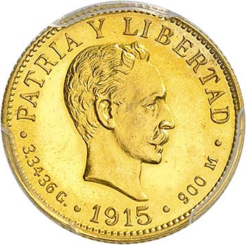 2 Pesos 1915, Philadelphia. FRAPPE ... 