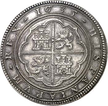 50 Reales ou Cincuentin 1635 ... 