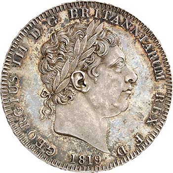 Georges III, 1760-1820.  Crown ... 
