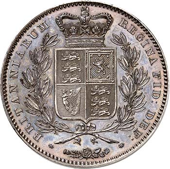 Victoria, 1837-1901.  Crown 1839, ... 