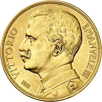 100 lire 1912 R,Rome. Buste en ... 