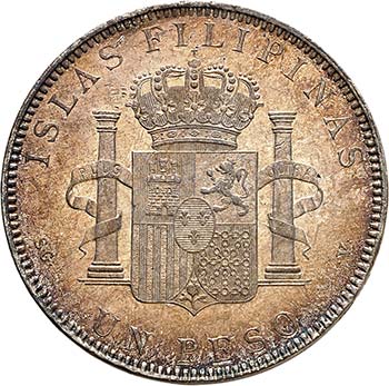 Alfonse XIII, 1886-1931.  Peso ... 