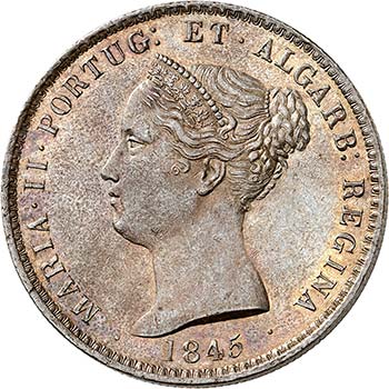 Maria II, 1834-1853. 1000 Reis ... 