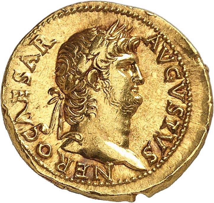 Néron 54-68. Aureus 65-66, Rome. ... 