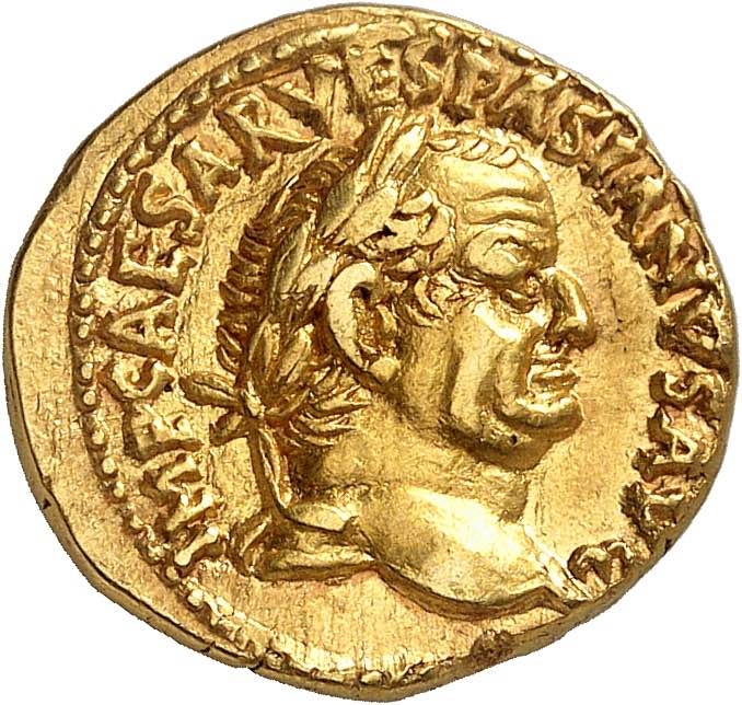 Vespasien 69-79. Aureus 69-70, ... 