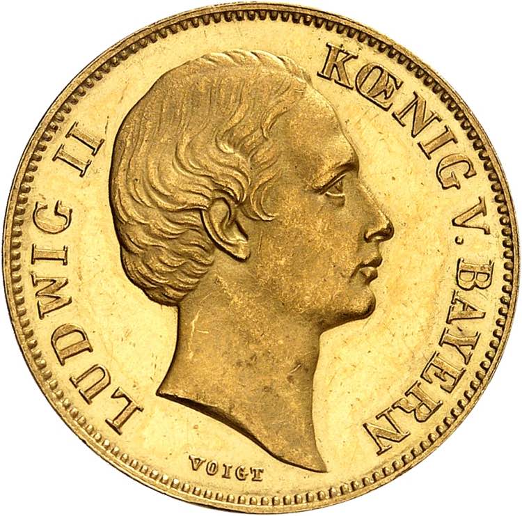 Bavière. Louis II, 1864-1886. 1 ... 
