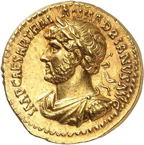 Hadrien 117-138. Aureus 119-122, ... 