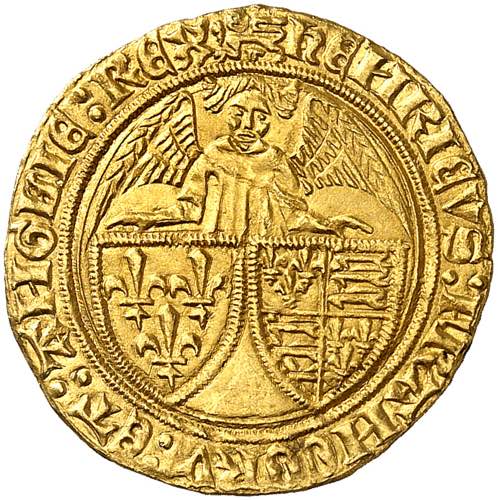 Henri VI, 1422-1453. Angelot dor ... 