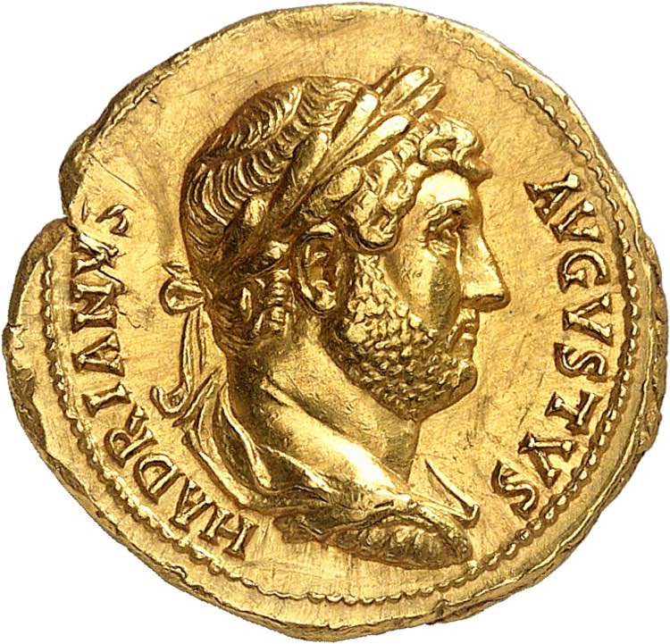 Hadrien 117-138. Aureus 125-128, ... 