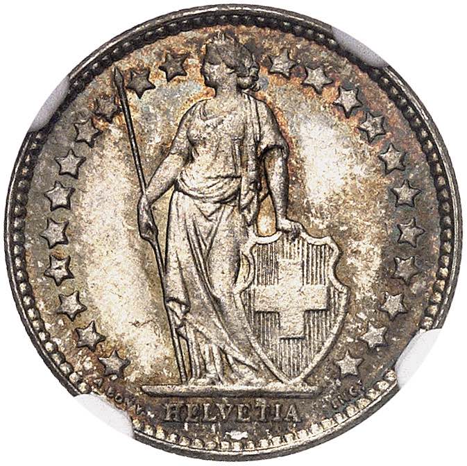 Confédération. 1/2 Franc 1906 B, ... 