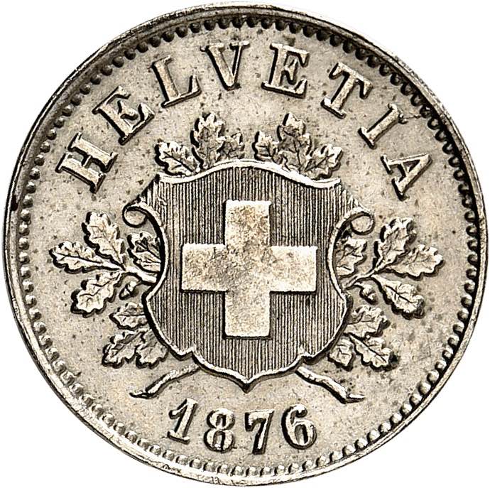 Confédération. 10 Centimes 1876 ... 