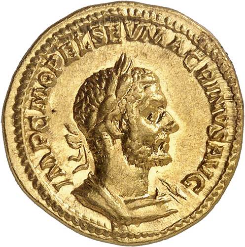 Macrin 217-218. Aureus 217-218, ... 
