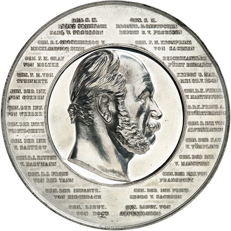 Guillaume I, 1861-1888. Médaille ... 