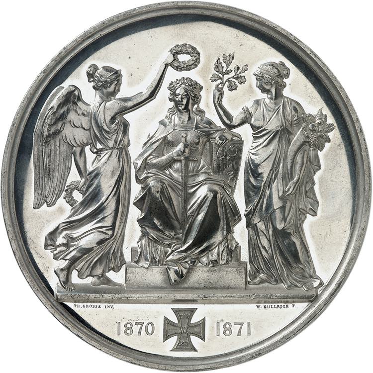 Guillaume I, 1861-1888. Médaille ... 