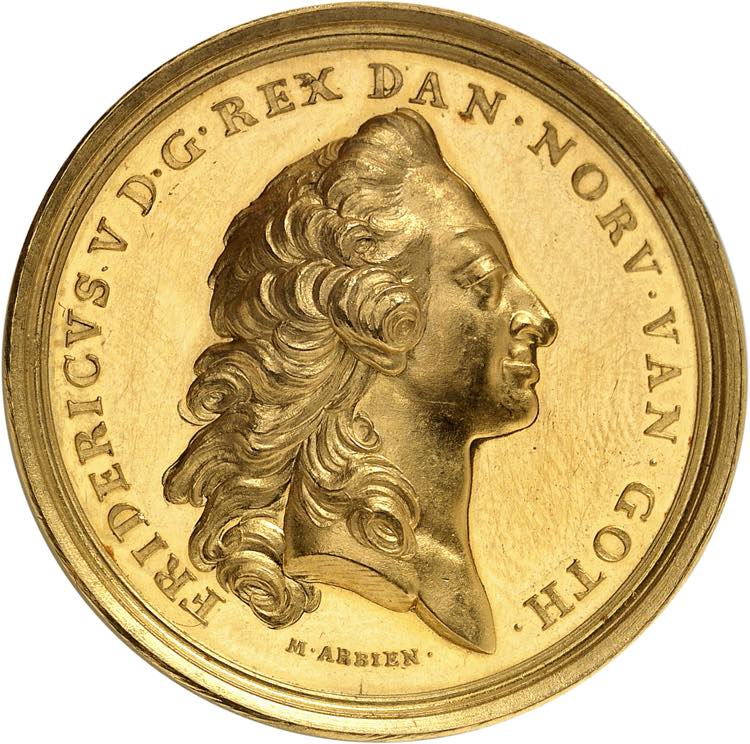 Frédéric V, 1746-1766. Médaille ... 