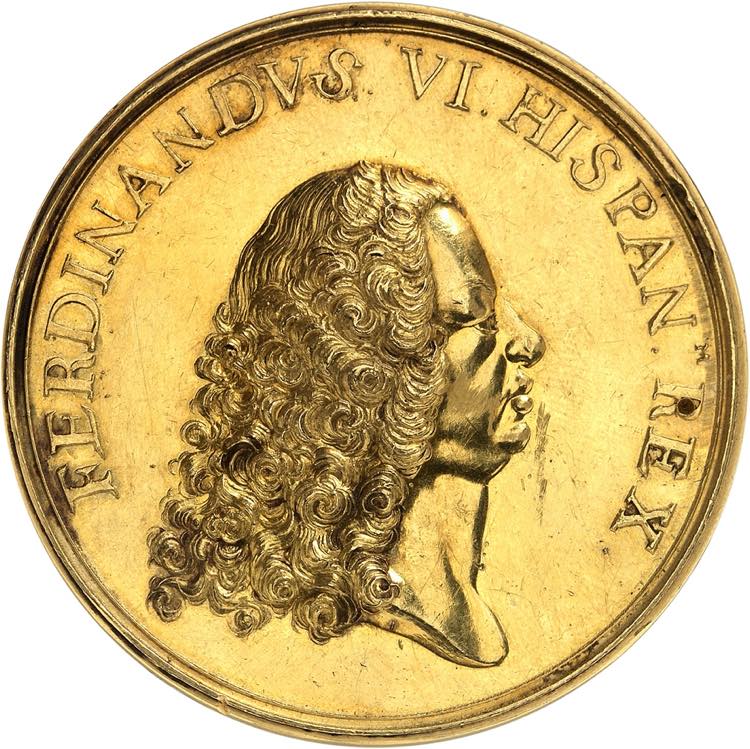 Ferdinand VI, 1746-1759. Médaille ... 
