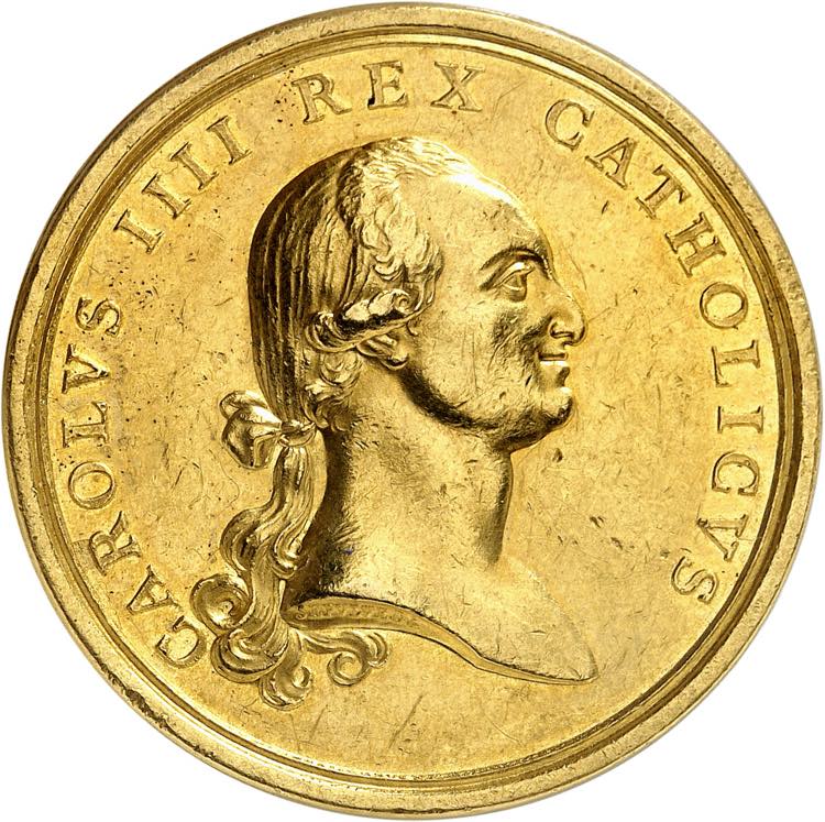 Charles IV, 1788-1808. Médaille ... 