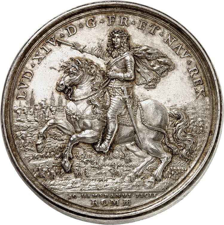 Louis XIV, 1643-1715. Médaille en ... 