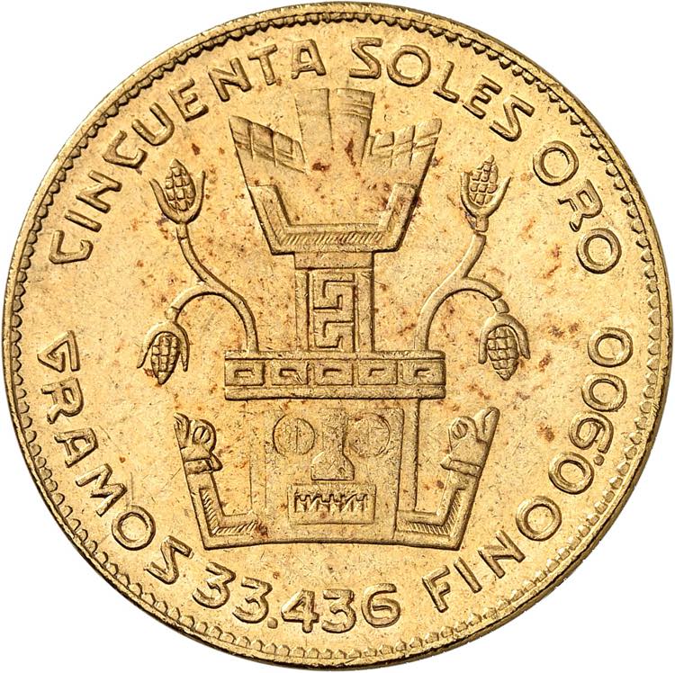 République, 1821-. 50 Soles 1931. ... 