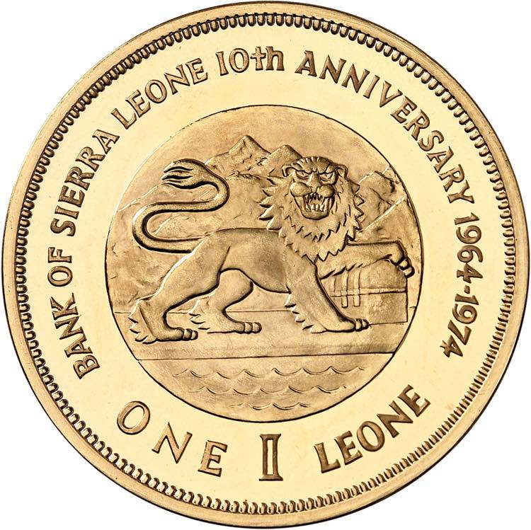 République, 1961-. Leone 1974. ... 