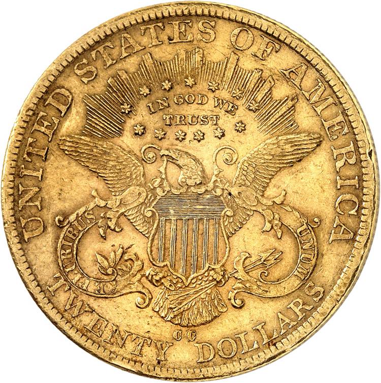 20 Dollars 1885 CC, Carson City. ... 
