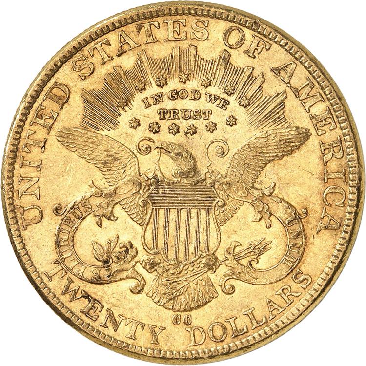 20 Dollars 1892 CC, Carson City. ... 