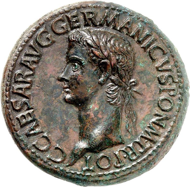 Caligula, 37-41. Sesterce vers ... 