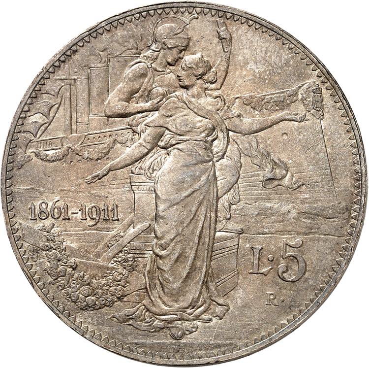 Royaume dItalie, 5 Lire 1911 R, ... 