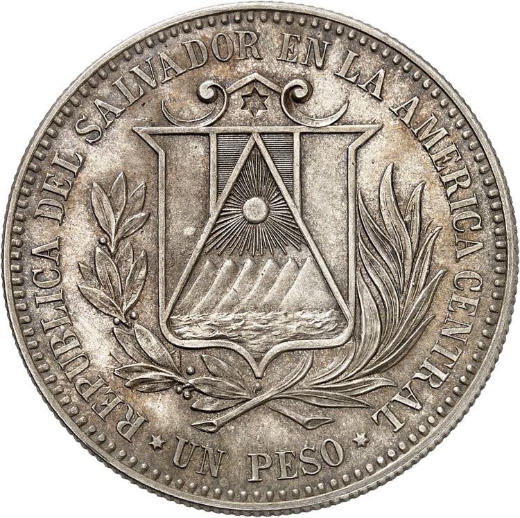 République, 1841-. Peso 1861, San ... 