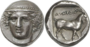 Thrace - Ainos. Tétradrachme vers 392-389 ... 