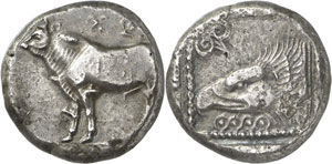 Chypre - Paphos. Pnytos vers 460 av. J.-C. ... 
