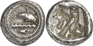 Phénicie - Tyr. Double shekel vers 430 av. ... 