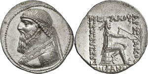 Royaume parthe - Mithridate II 123-88 av. ... 