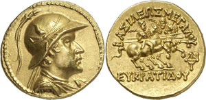 Royaume de Bactriane - Eucratide 171-135 av. ... 