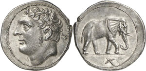 Zeugitane - Carthage. Hannibal 221-201 av. ... 