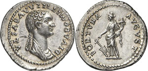 Domitilla, épouse, de Vespasien, † avant ... 
