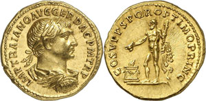 Trajan 98-117. Aureus 103-111. 7,32g. IMP ... 