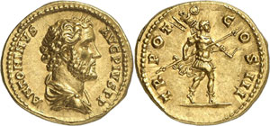 Antonin le Pieux 138-161. Aureus 140-143. ... 