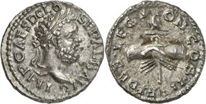 Clodius Albinus 195-197. Denier 195-197, ... 