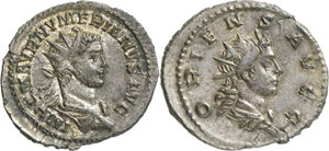 Numérien 283-284. Antoninien, Lyon. 2,70g. ... 